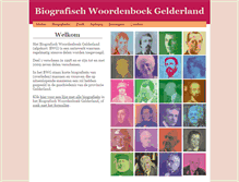 Tablet Screenshot of biografischwoordenboekgelderland.nl